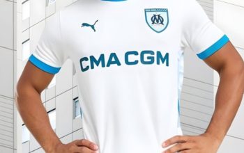 Pourquoi le maillot de l'OM à domicile est-il toujours bleu et blanc