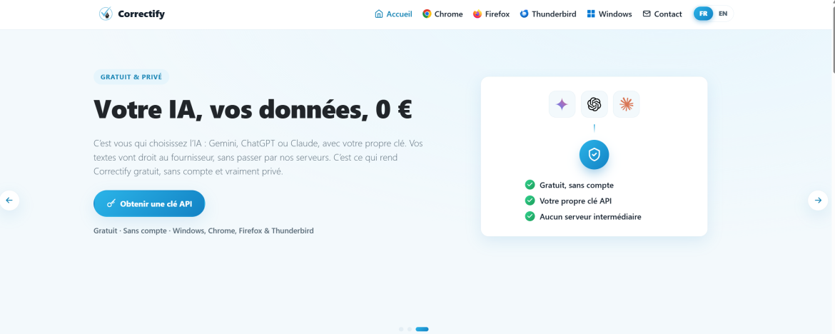 Correctify : l’outil IA pour corriger ses textes sans interrompre son travail